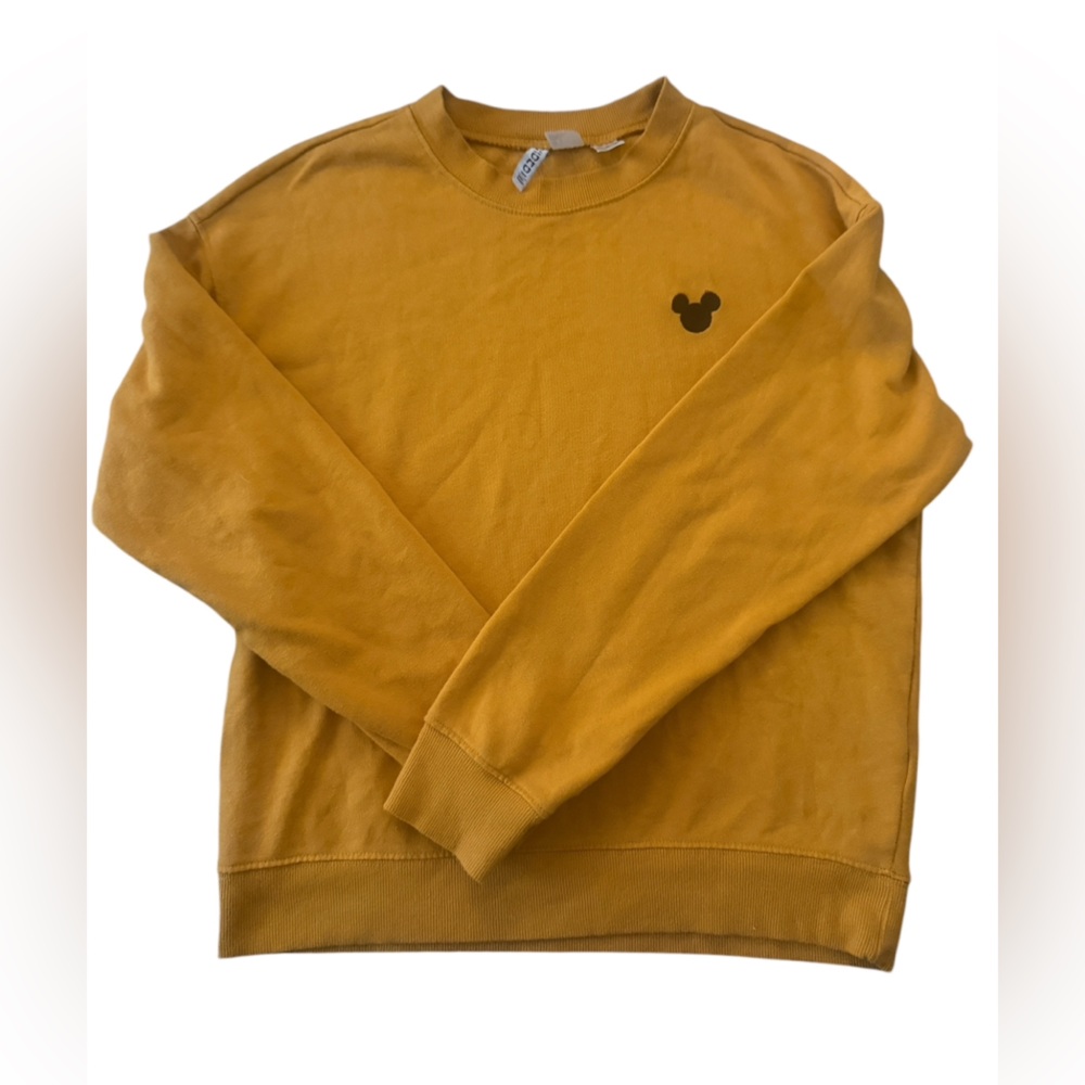 Disney Yellow Crew Neck Sweater